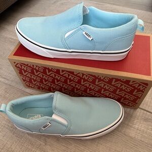 Vans Kids Youth Slip-On Sneakers - Sky Blue